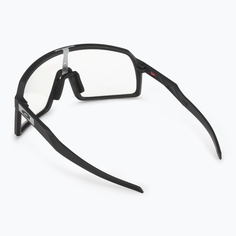 Oakley Sutro matte carbon/clear to black photochromic cycling glasses 0OO9406 2