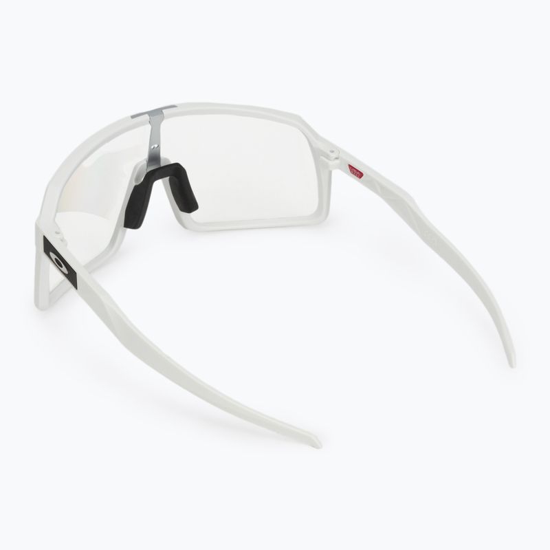 Oakley Sutro matte white/clear to black photochromic cycling glasses 0OO9406 2