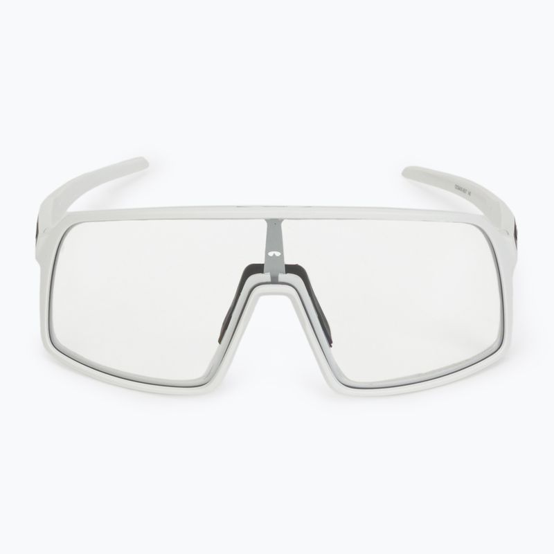 Oakley Sutro matte white/clear to black photochromic cycling glasses 0OO9406 3