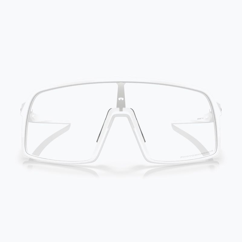 Oakley Sutro matte white/clear to black photochromic cycling glasses 0OO9406 7