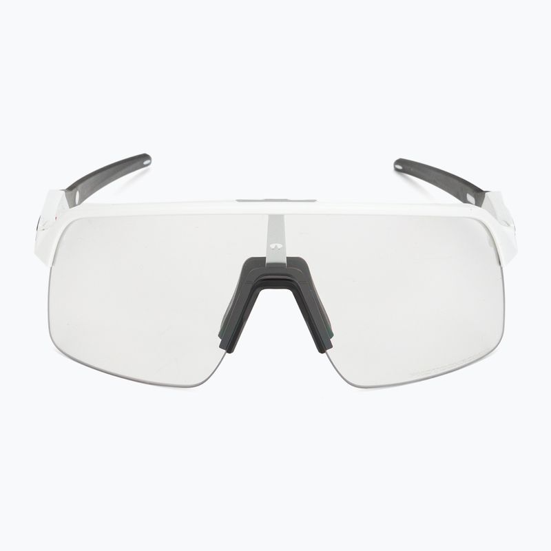 Oakley Sutro Lite matte white/clear to black photochromic sunglasses 3