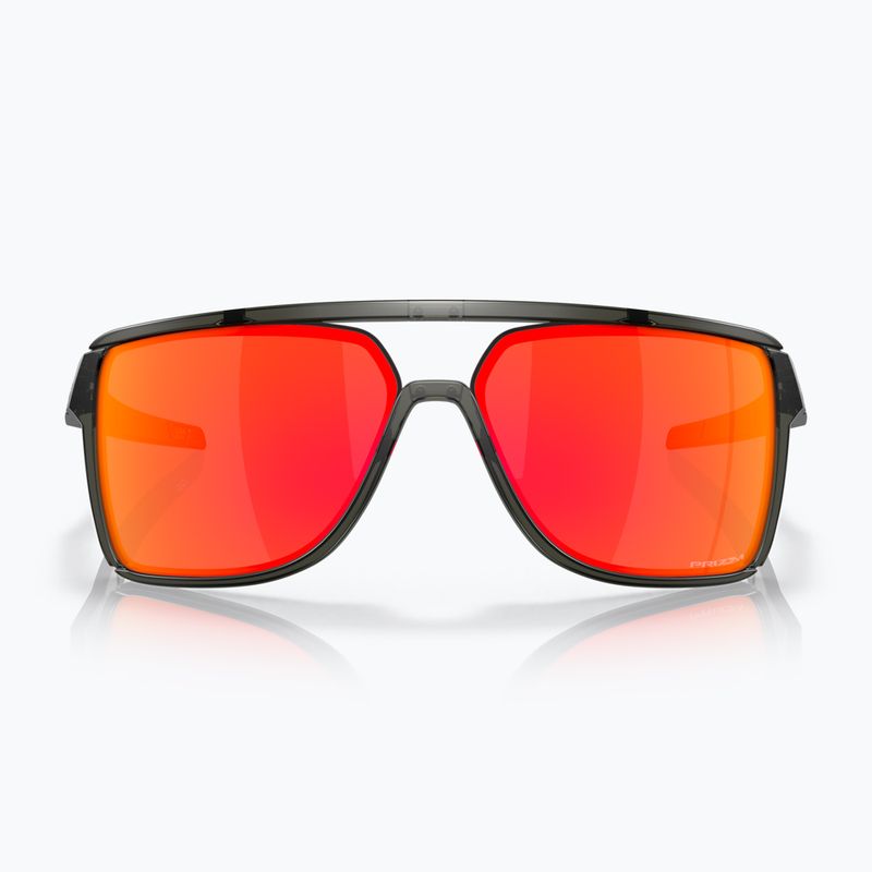 Oakley Castel matte grey smoke/prizm ruby sunglasses 2
