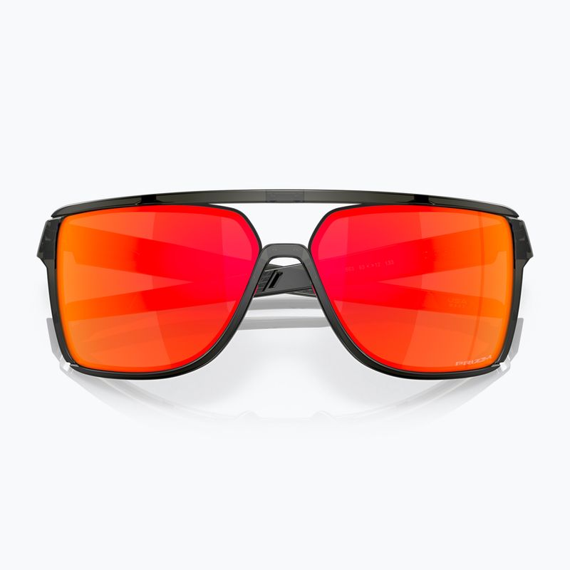 Oakley Castel matte grey smoke/prizm ruby sunglasses 5