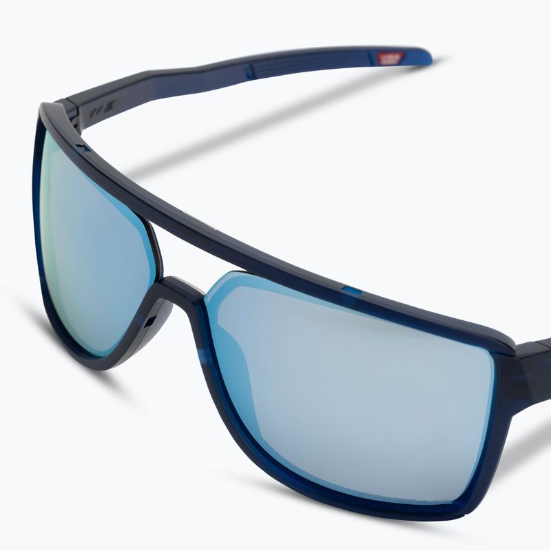 Oakley Castel matte trans blue/prizm deep water polarized hiking glasses 5