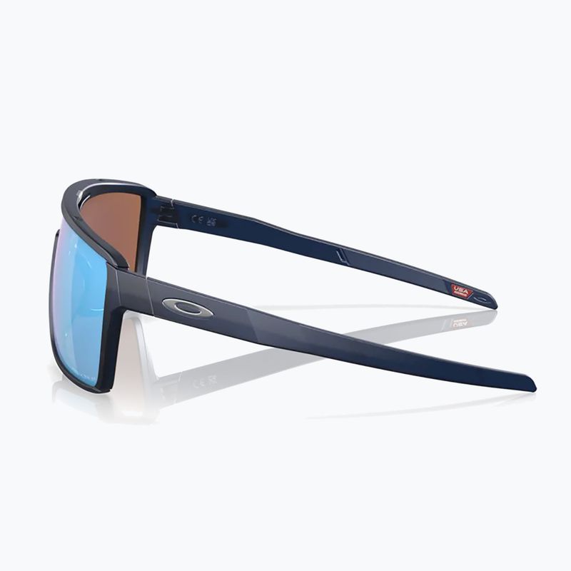 Oakley Castel matte trans blue/prizm deep water polarized hiking glasses 8
