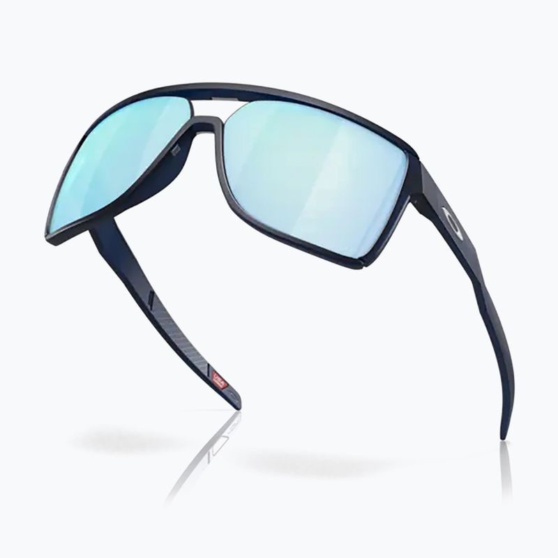 Oakley Castel matte trans blue/prizm deep water polarized hiking glasses 9