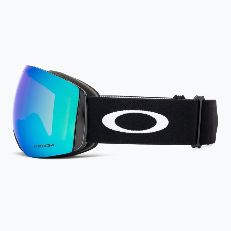 Oakley Flight Deck matte black/prizm argon iridium ski goggles 4