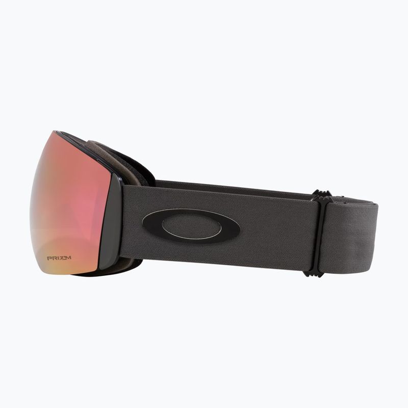 Oakley Flight Deck L matte forged iron/prizm rose gold iridium ski goggles 4