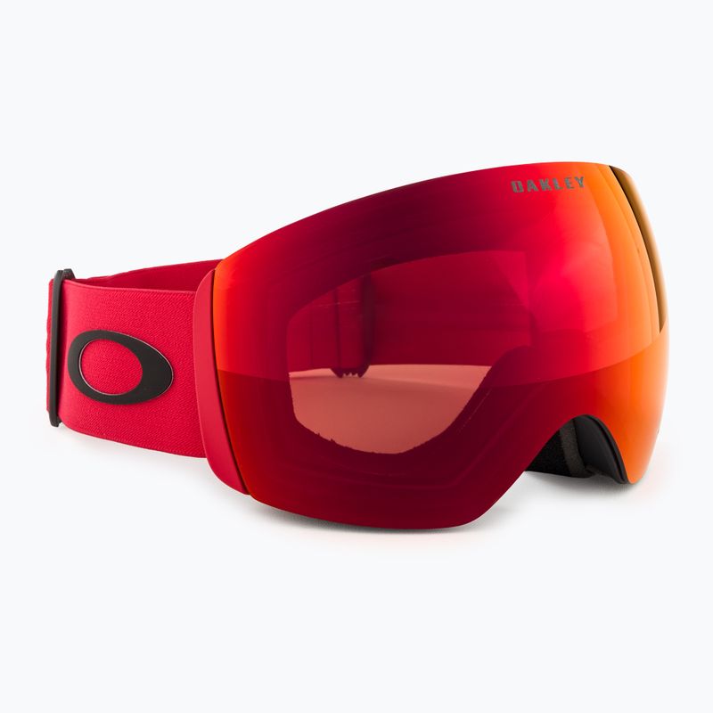 Oakley Flight Deck matte redline/prizm torch iridium ski goggles