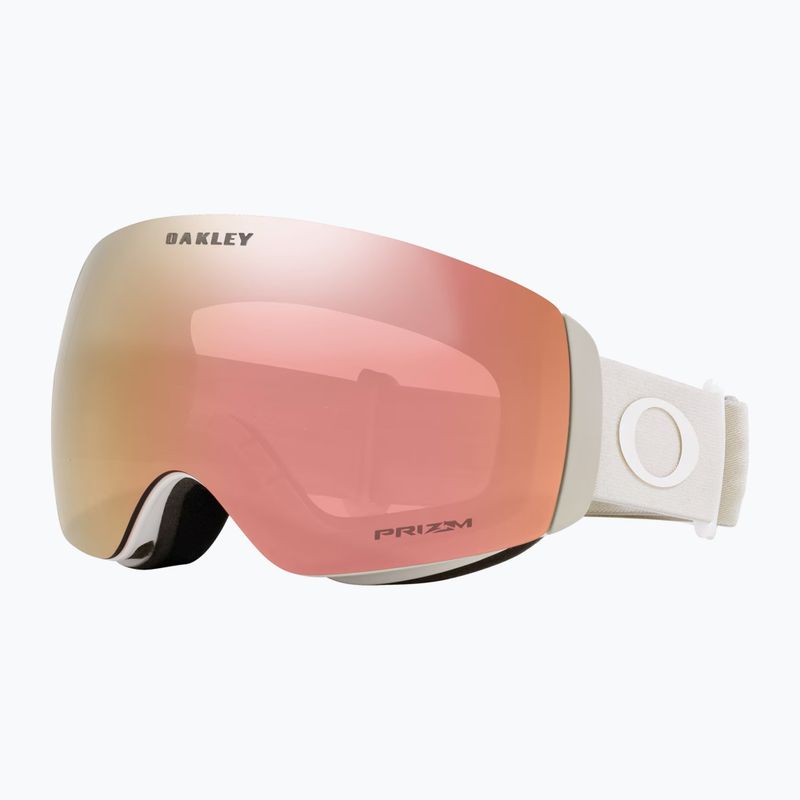 Oakley Flight Deck M matte cool grey/prizm rose gold iridium ski goggles