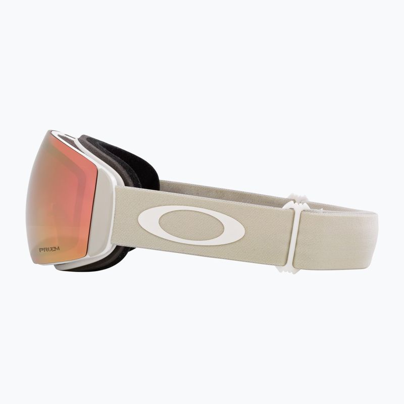 Oakley Flight Deck M matte cool grey/prizm rose gold iridium ski goggles 4
