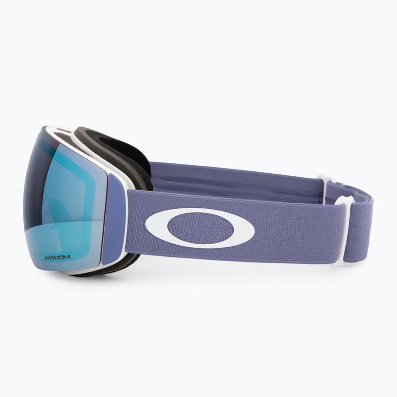 Oakley Flight Deck M matte lilac/prizm sapphire iridium ski goggles 4