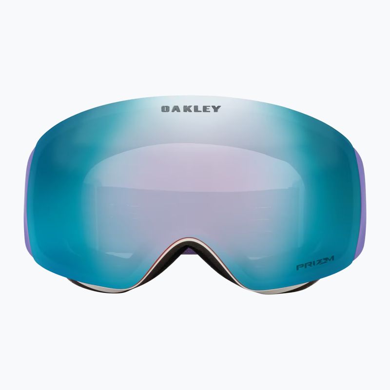 Oakley Flight Deck M matte lilac/prizm sapphire iridium ski goggles 2
