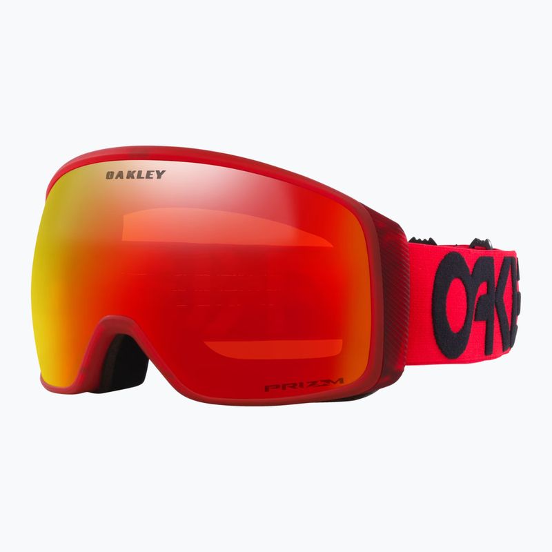 Oakley Flight Tracker L matte b1b redline/prizm torch iridium ski goggles