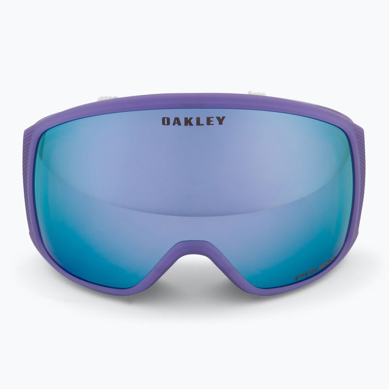 Oakley Flight Tracker M matte b1b lilac/prizm sapphire iridium ski goggles 2