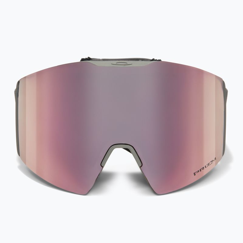 Oakley Fall Line L matte forged iron/prizm rose gold iridium ski goggles 2