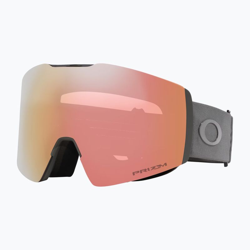 Oakley Fall Line L matte forged iron/prizm rose gold iridium ski goggles