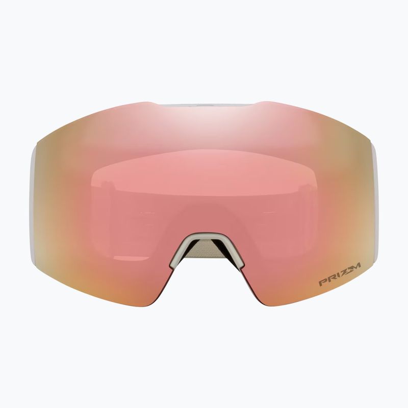 Oakley Fall Line M matte cool grey/prizm rose gold iridium ski goggles 2