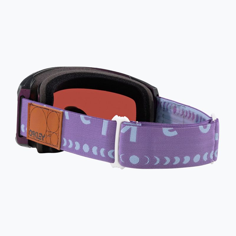 Oakley Line Miner fractel lilac/prism sapphire iridium ski goggles 3