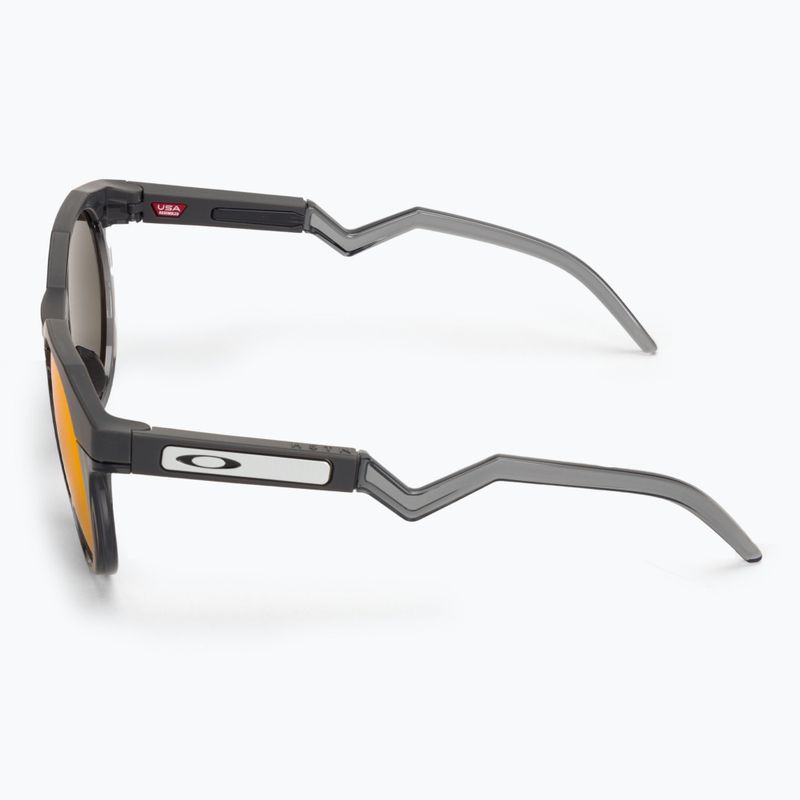 Oakley Hstn matte carbon/prizm ruby sunglasses 4