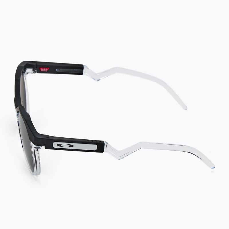 Oakley HSTN matte black/prizm black fleece sunglasses 4