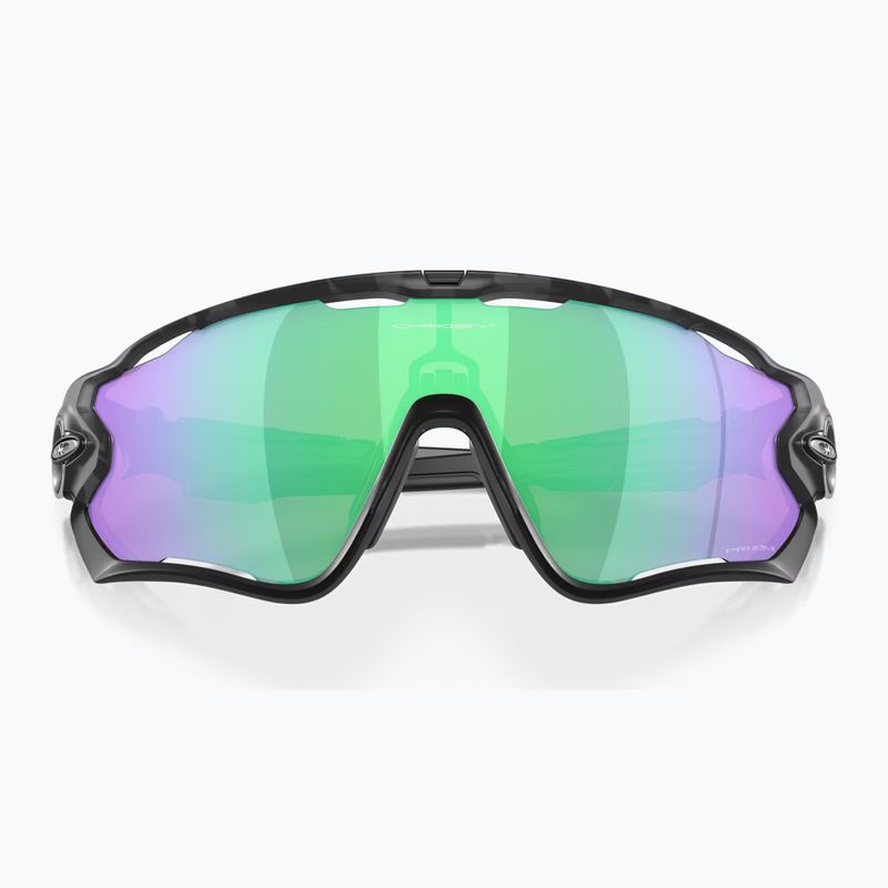 Oakley Jawbreaker matte black camo/prizm road jade sunglasses 5