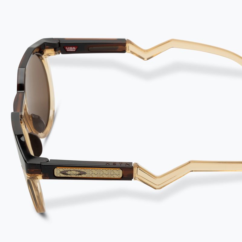 Oakley Hstn dark amber/light curry sunglasses 4