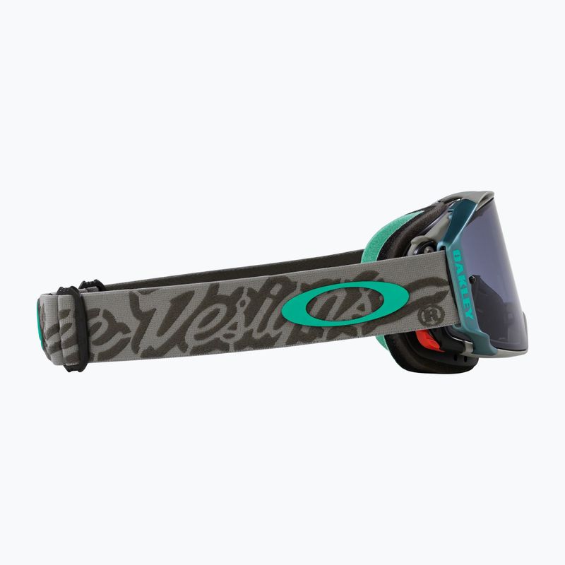 Oakley Airbrake MTB tld tactical green/light grey cycling goggles 2