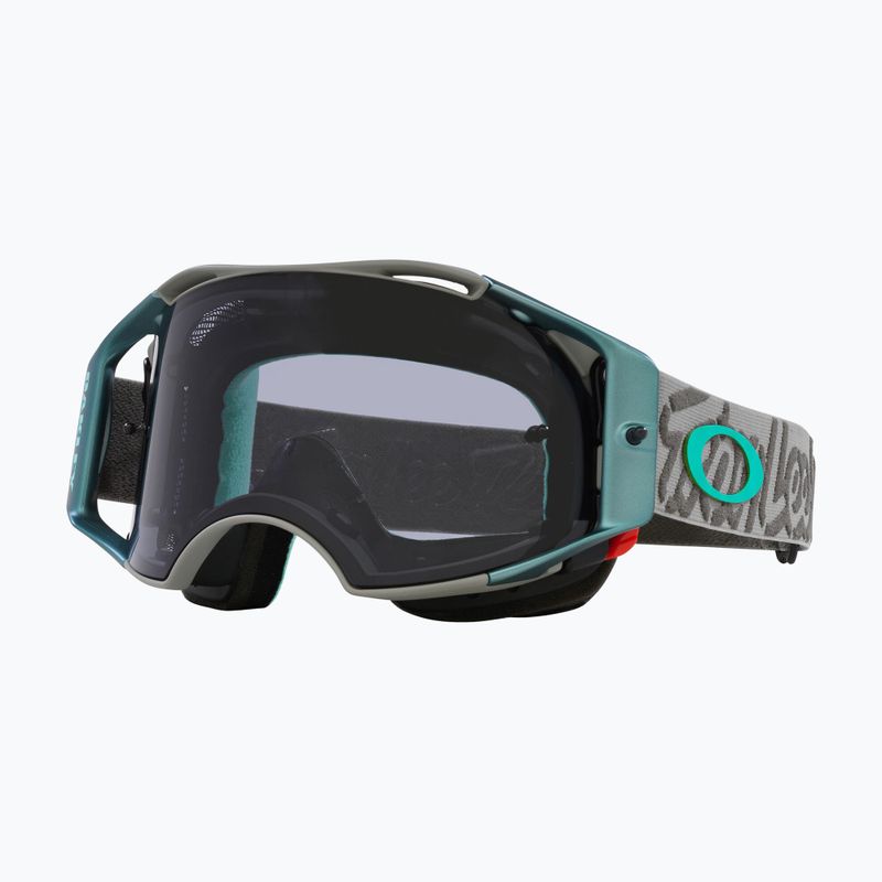 Oakley Airbrake MTB tld tactical green/light grey cycling goggles 7