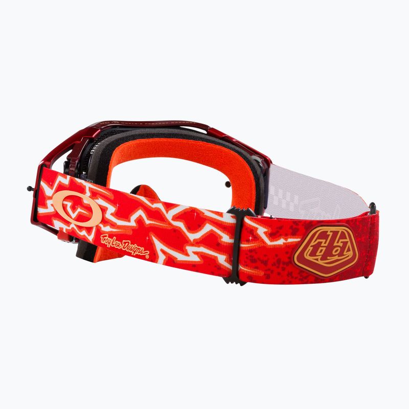 Oakley Airbrake MTB tld red lightning/clear cycling goggles 5