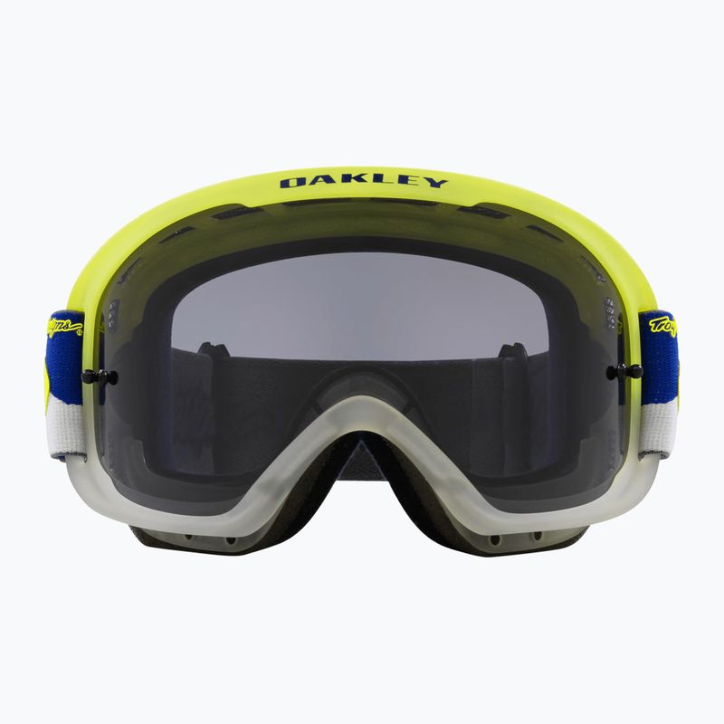 Oakley O Frame 2.0 Pro MTB cycling goggles tld blue wings/dark grey 2