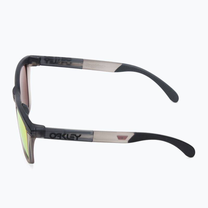Oakley Frogskins Range matte grey smoke/grey ink/ruby sunglasses 4