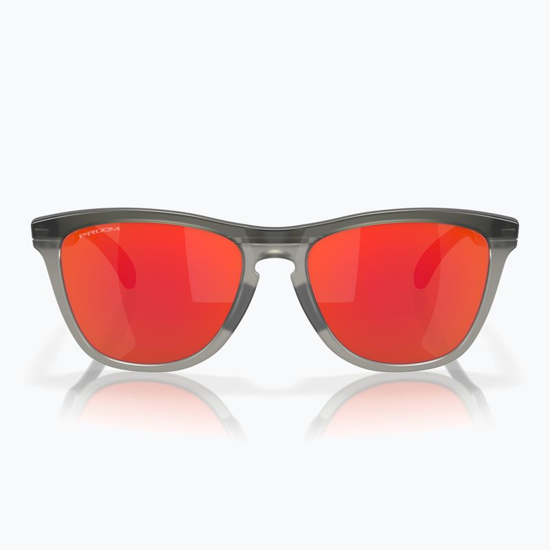 Oakley Frogskins Range matte grey smoke/grey ink/ruby sunglasses 2