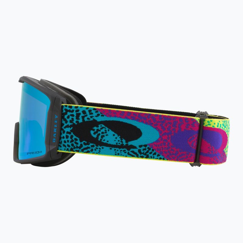 Oakley Line Miner L multi digital ellipse/prizm snow sapphire iridium ski goggles 4