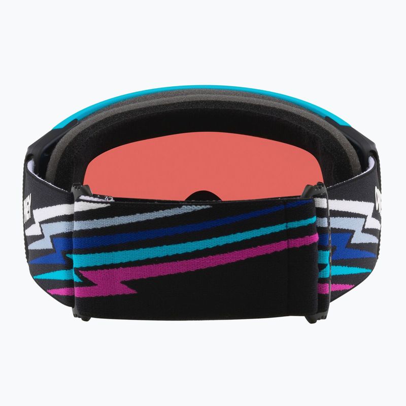 Oakley Flight Tracker L black bolt/prizm snow sapphire iridium ski goggles 3