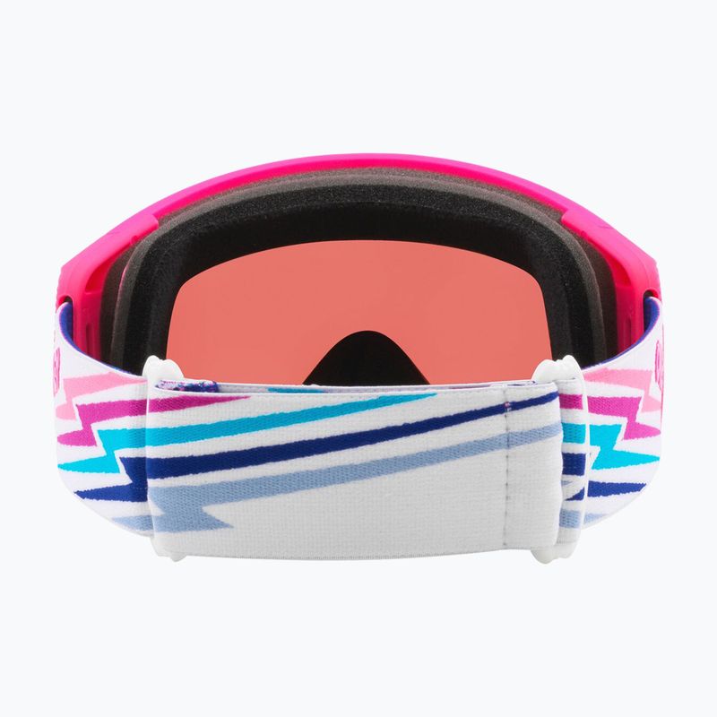 Oakley Flight Tracker M white bolt/prizm snow sapphire iridium ski goggles 3