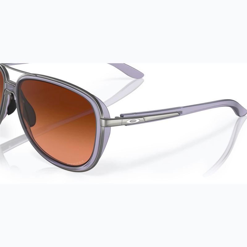 Oakley Split Time matte trans lilac/prizm brown gradient sunglasses 6