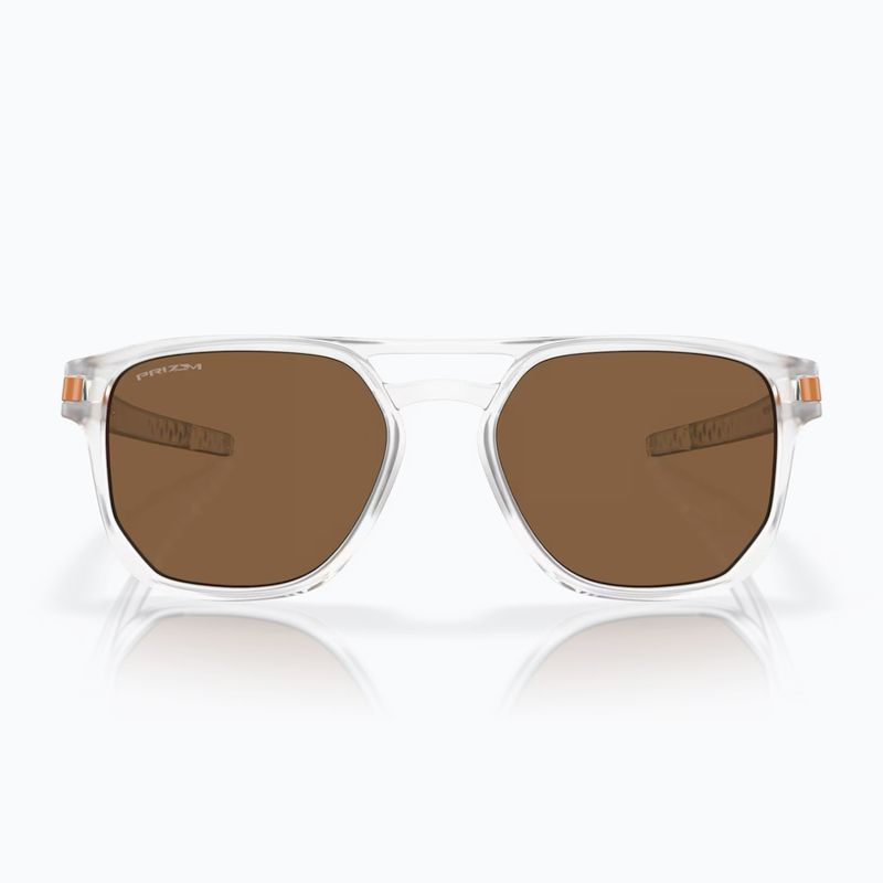 Oakley Latch Beta matte clear/prizm bronze sunglasses 2