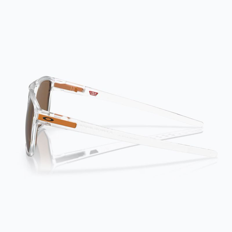 Oakley Latch Beta matte clear/prizm bronze sunglasses 3