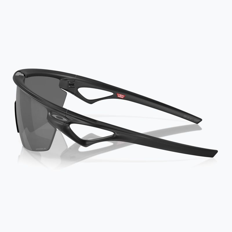 Oakley Sphaera matte black/prizm black polarized sunglasses 4