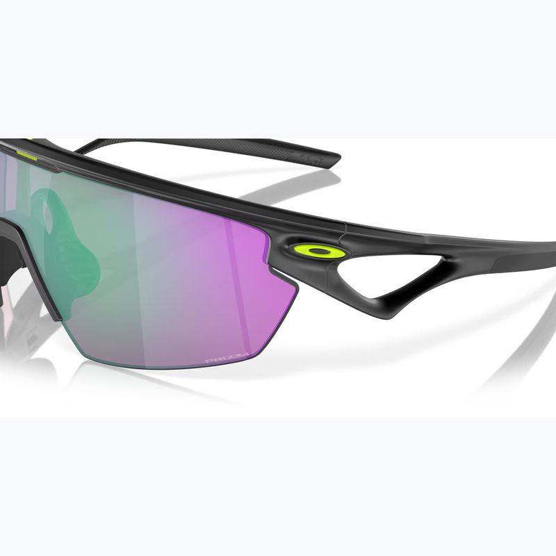 Oakley Sphaera matte black ink/prizm road jade sunglasses 6
