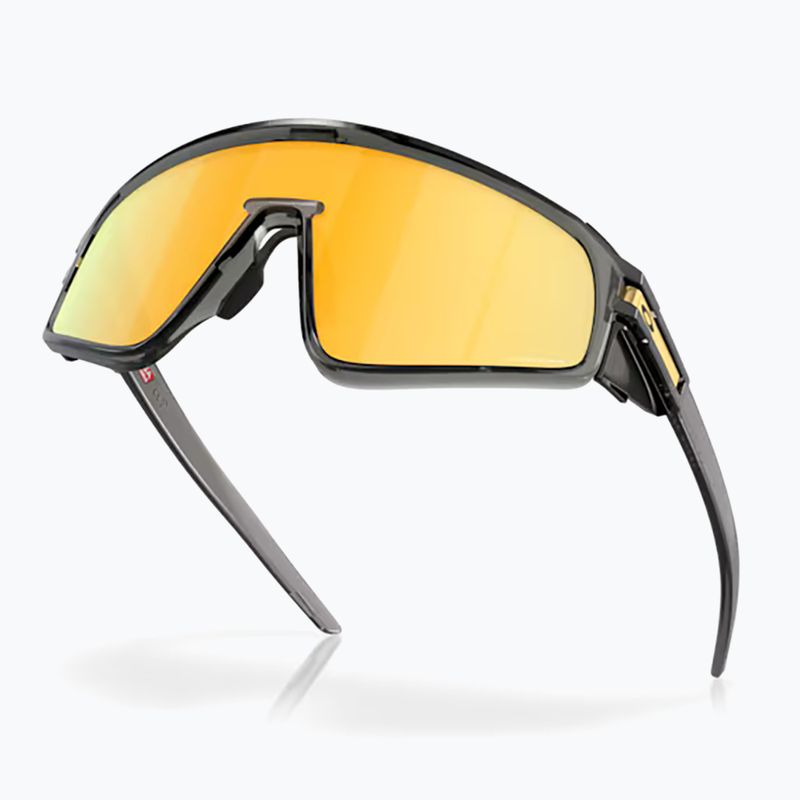 Oakley Latch Panel grey smoke/prizm 24k sunglasses 4