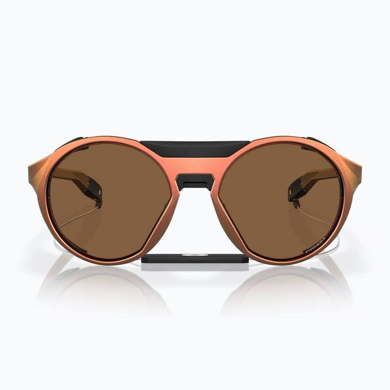Oakley Clifden matte red gold colourshift/prizm bronze sunglasses 2