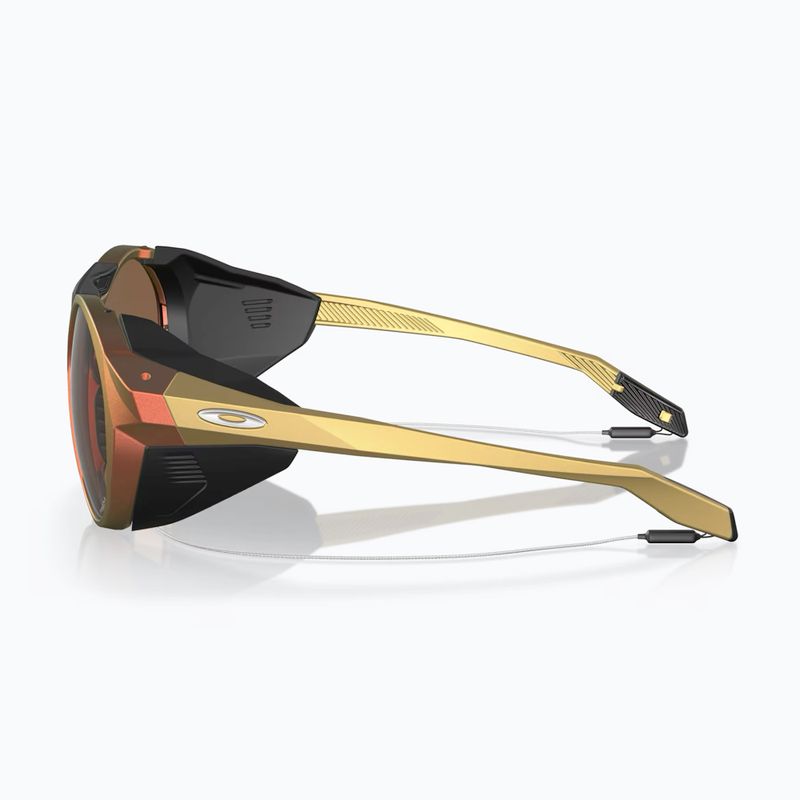 Oakley Clifden matte red gold colourshift/prizm bronze sunglasses 3