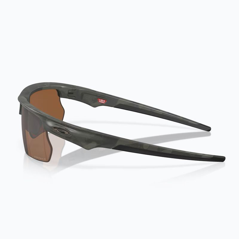 Oakley Bisphaera matte olive shadow camo/prizm tungsten polarized sunglasses 3