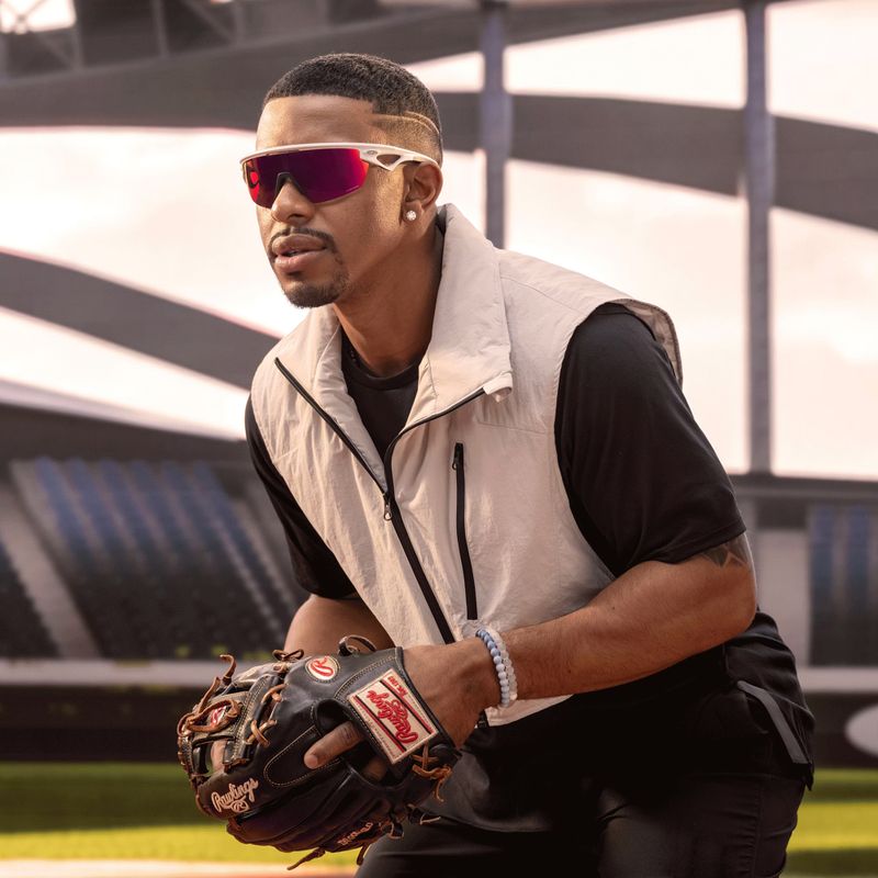 Oakley Sphaera matte white/prizm field sunglasses 8