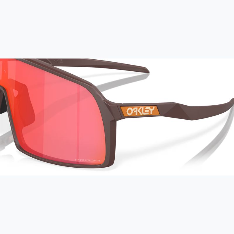 Oakley Sutro matte grenache/prizm trail torch sunglasses 6