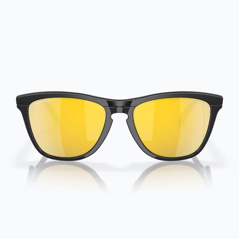 Oakley Frogskins Hybrid matte black/prizm 24k fleece sunglasses 2