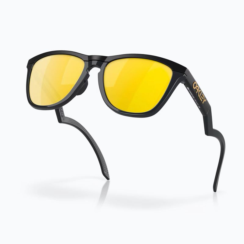 Oakley Frogskins Hybrid matte black/prizm 24k fleece sunglasses 4