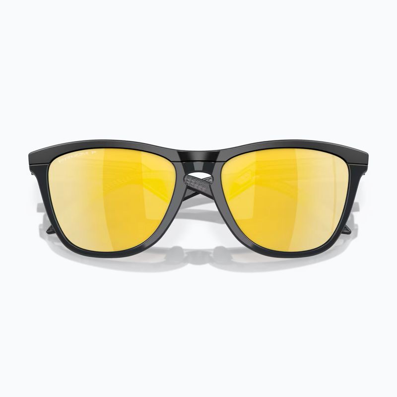 Oakley Frogskins Hybrid matte black/prizm 24k fleece sunglasses 5